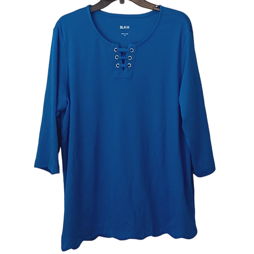 Blair Blue Top Size XL